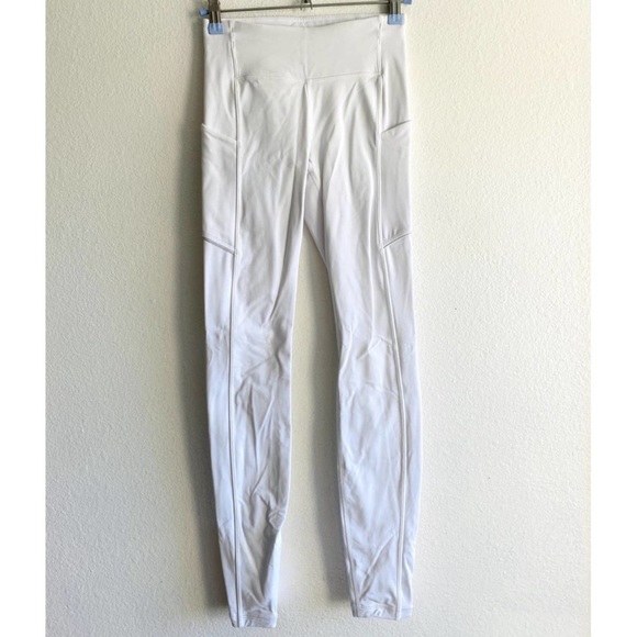 Lululemon Athletica Speed Up tight pocket white full length workout leggings - Picture 7 of 9